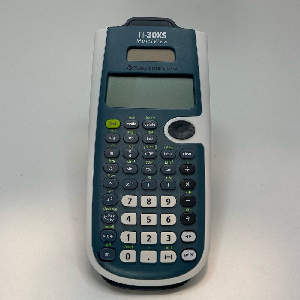 Texas Instruments TI-30XS Multi View Calculator with Cover Blue - Tested
